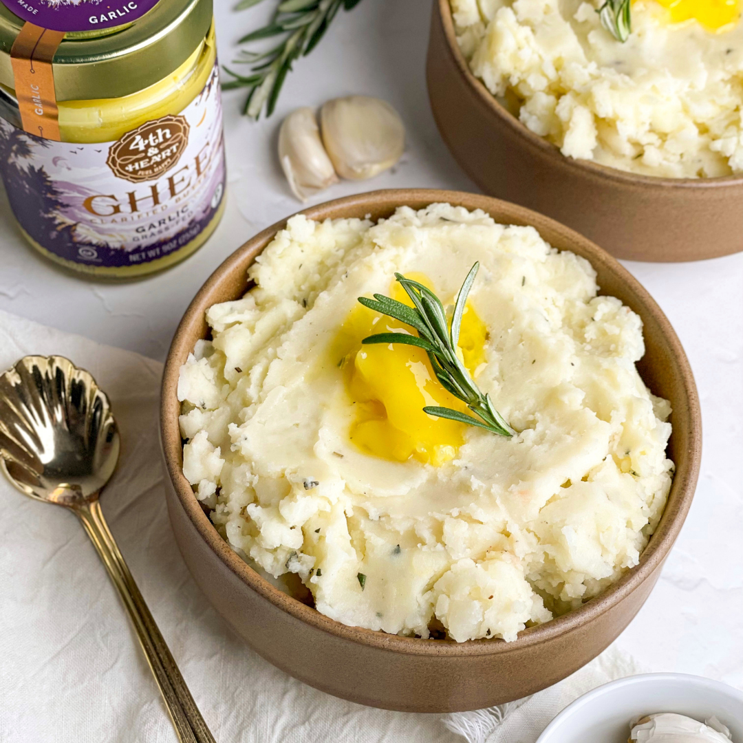 Creamy Rosemary Mashed Potatoes 4th And Heart 