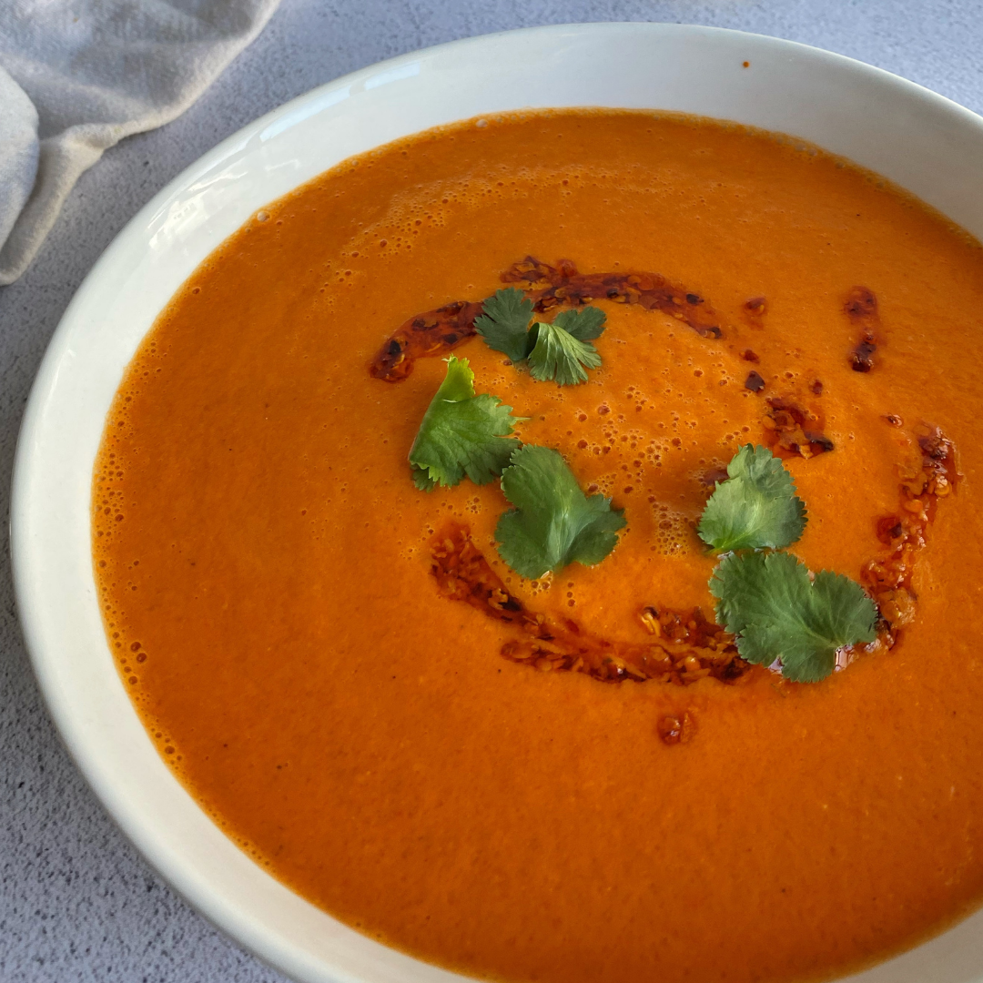 Blender Tomato Red Pepper Soup