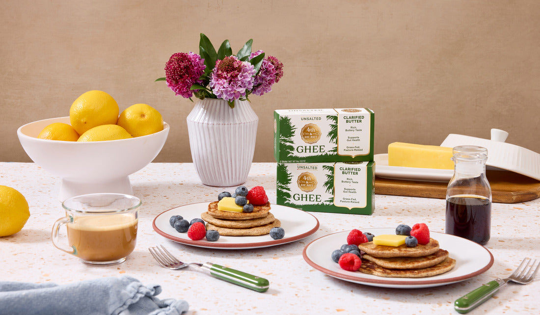 Lemon Poppyseed Protein Pancakes