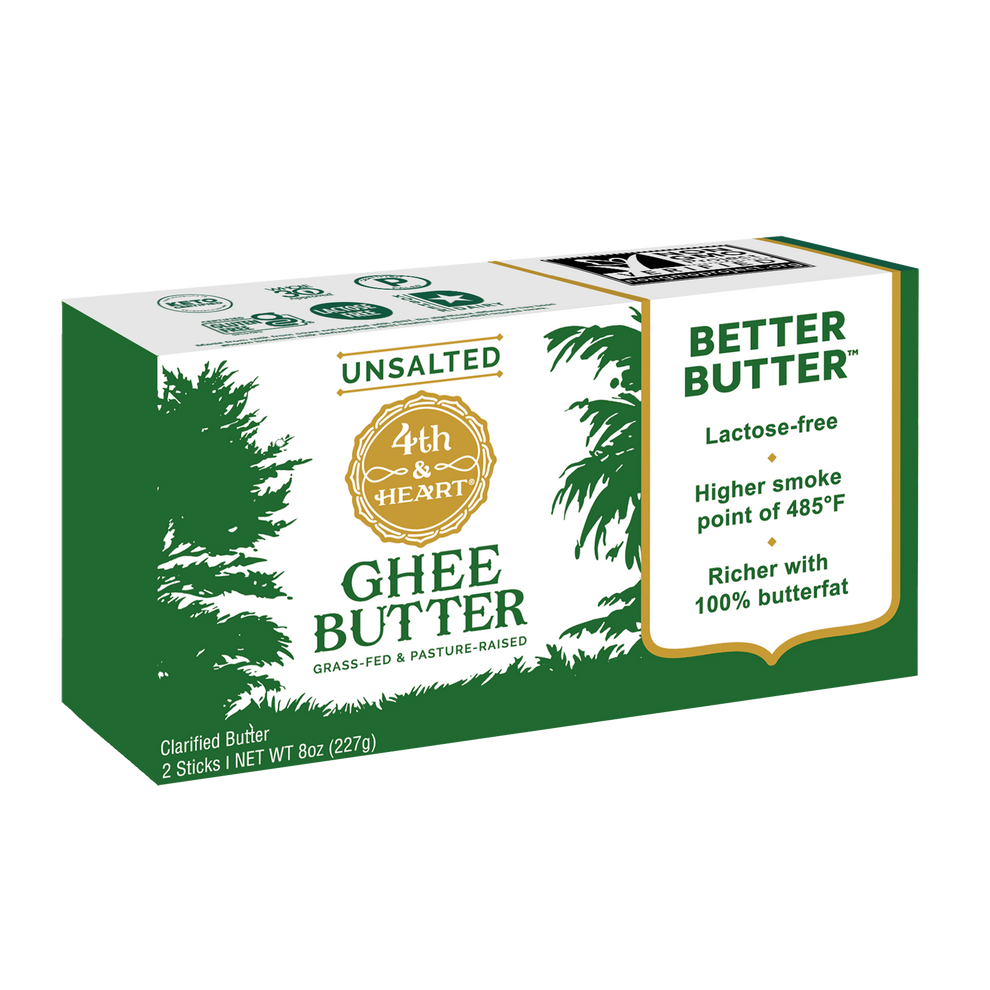 4th & Heart Ghee Butter Sticks | Unsalted Ghee